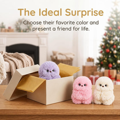 🦉 Fluffy AI Companion™ – Interactive Talking Plush Bag Charm That Responds to Your Touch