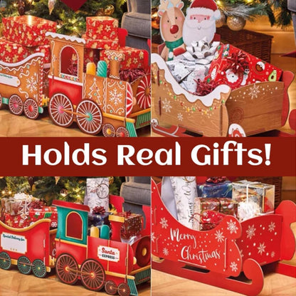 🔥Christmas Sale🎁Santa's Christmas Presents Train Gift Box — Spark Instant Holiday Wonder and Unforgettable Joy