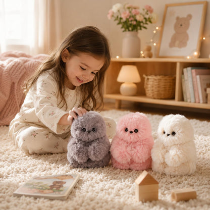 🦉 Fluffy AI Companion™ – Interactive Talking Plush Bag Charm That Responds to Your Touch