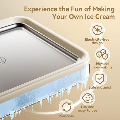 DIY Rolled Ice Cream Maker – Create Homemade Frozen Treats in Minutes