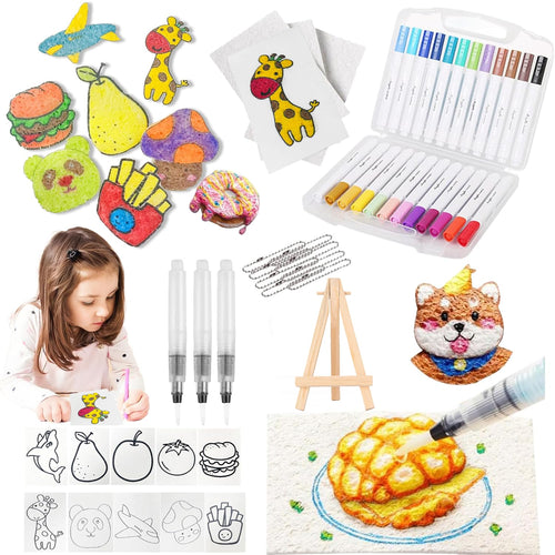 MagicPop™ 3D Texture Painting Kit – Color, Add Water & Watch It Rise