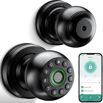 🔐 Tuya Bluetooth 5-in-1 Smart Fingerprint Door Lock