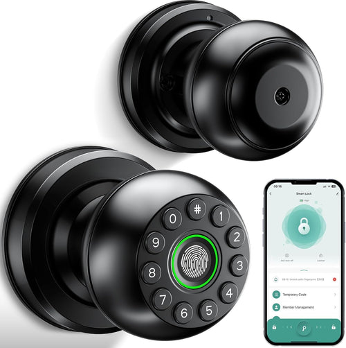 🔐 Tuya Bluetooth 5-in-1 Smart Fingerprint Door Lock