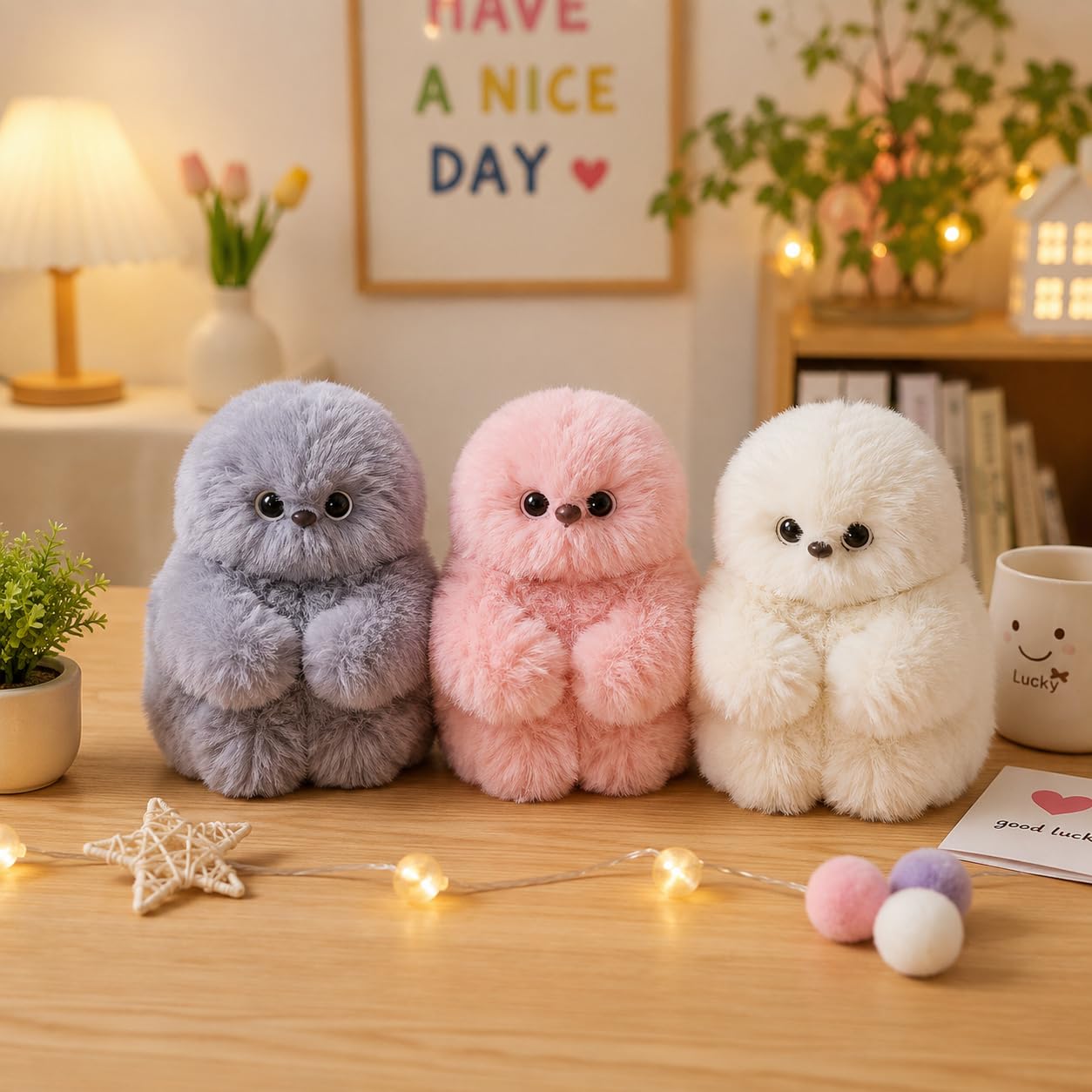 🦉 Fluffy AI Companion™ – Interactive Talking Plush Bag Charm That Responds to Your Touch