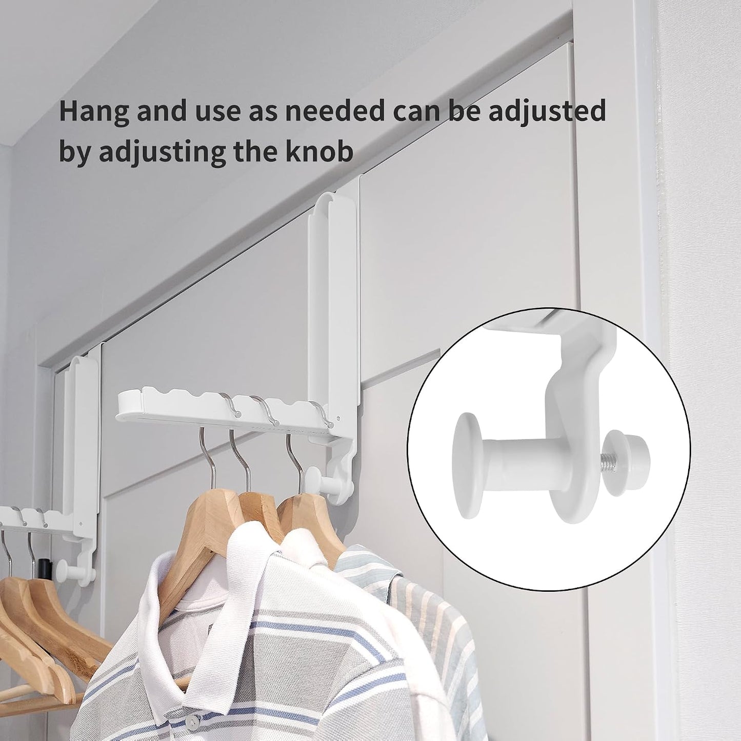 Foldable Over The Door Drying Rack,No drilling, For Laundry Bathroom Bedroom Travel