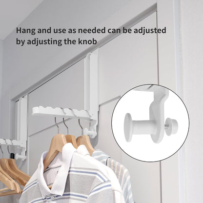 Foldable Over The Door Drying Rack,No drilling, For Laundry Bathroom Bedroom Travel