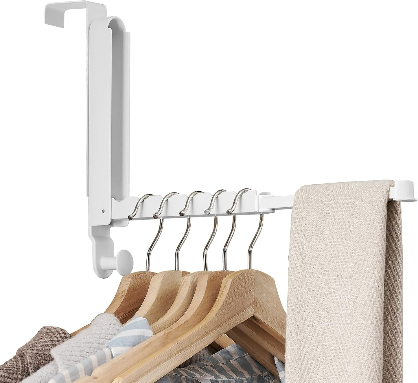 Foldable Over The Door Drying Rack,No drilling, For Laundry Bathroom Bedroom Travel