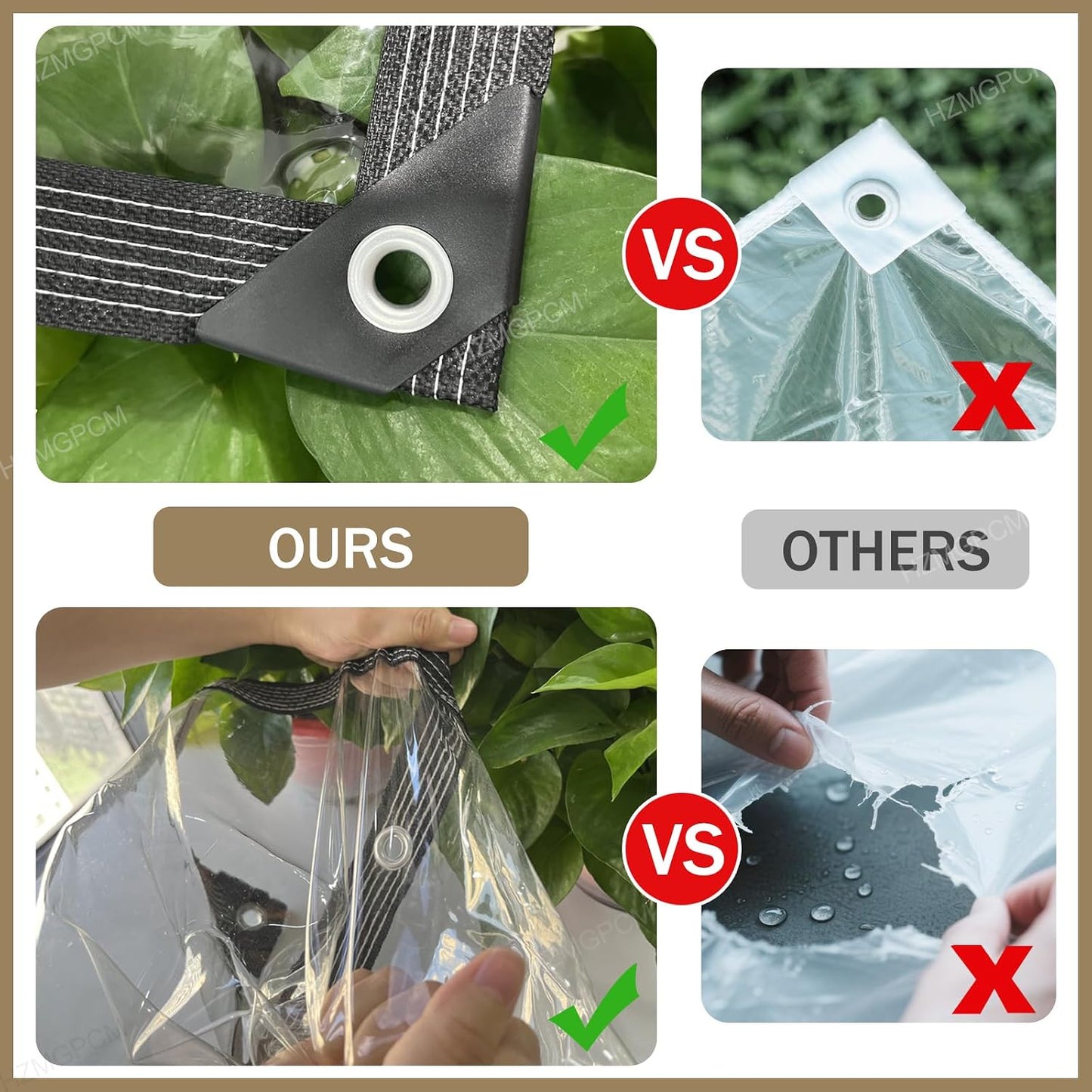 🌧️ ClearShield All Weather Tarp | Protect Your Space Without Blocking the View🏡