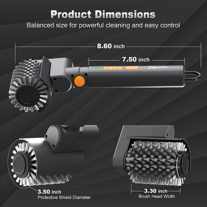 GrillMaster Pro™ Electric Grill Brush – Make Cleanup The Easiest Part Of BBQ