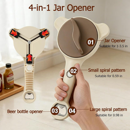 🫙 EasyTwist™ 4-in-1 Jar Opener | Open Stubborn Lids Without The Struggle