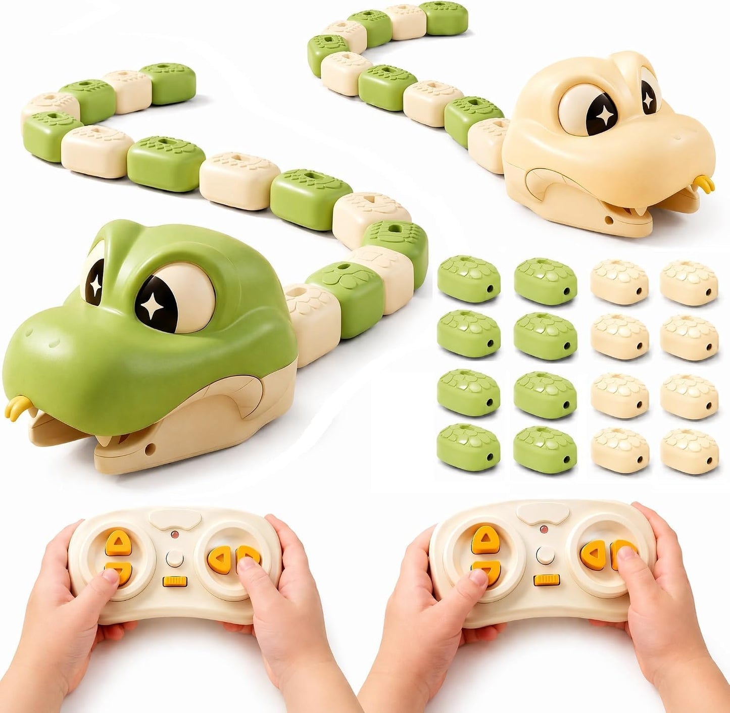 Remote Control Snake Game | Magnetic Hungry Snake Game Eating Itself