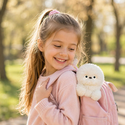 🦉 Fluffy AI Companion™ – Interactive Talking Plush Bag Charm That Responds to Your Touch