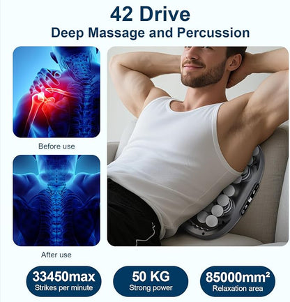 16-Head Deep Tissue Massage Gun for Muscle Recovery