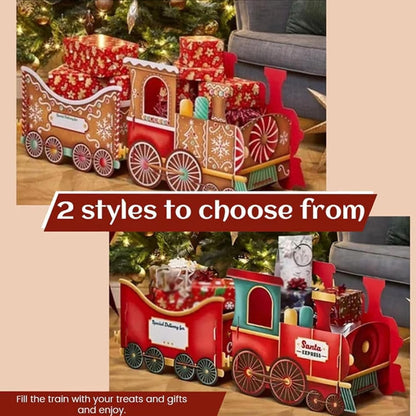 🔥Christmas Sale🎁Santa's Christmas Presents Train Gift Box — Spark Instant Holiday Wonder and Unforgettable Joy