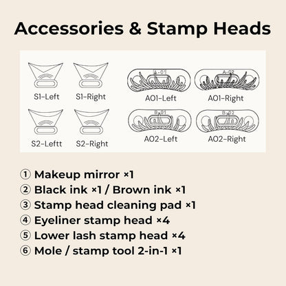 👁️✨ VALORS™ 3-IN-1 EYELINER &amp; LASH STAMP KIT