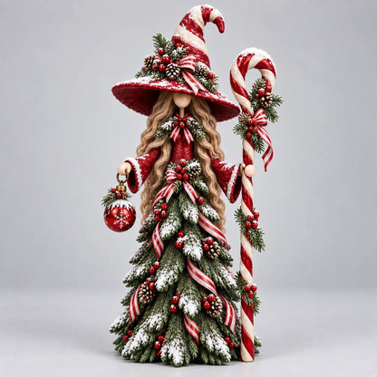 🧙Whimsical Christmas Witch Resin Figurine Collection🎅✨