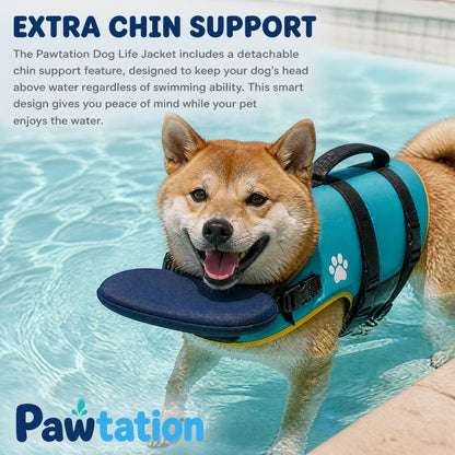 🐾Dog Life Jacket With Chin Support 🐾