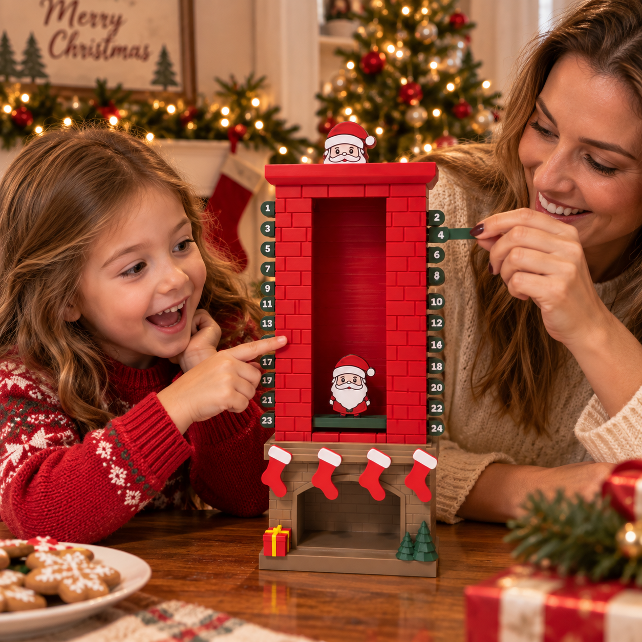 🎅 Santa’s Chimney Countdown Advent Calendar | 24 Days of Christmas Magic