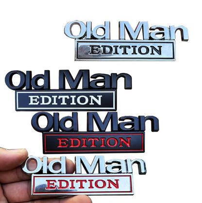 🔥2026 Summer Sale - 🚗 Old Man/Lady Edition Car Emblem