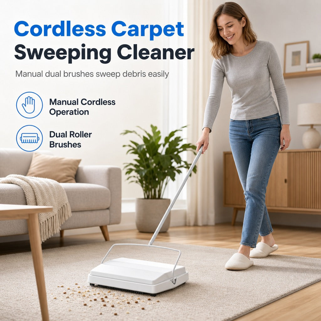 Hand Push Manual Carpet Sweeper