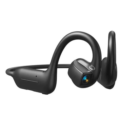 🔥8MP AI Camera Bone Conduction Headphones – Premium High-Fidelity Audio, EIS Video Stabilization, 160+ Language Translation, IP54 Waterproof Headset for Outdoor Vlogging & Sports.