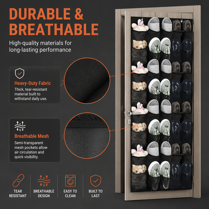 HOLIDAY TRAVEL & HOME ORGANIZATION SALE | 2 Pack Over-the-Door Mesh Storage Organizers