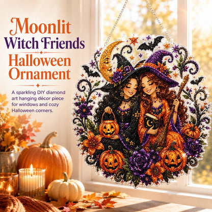 🎃🍂 DIY Rustic Harvest Pumpkin Diamond Art Window Suncatcher
