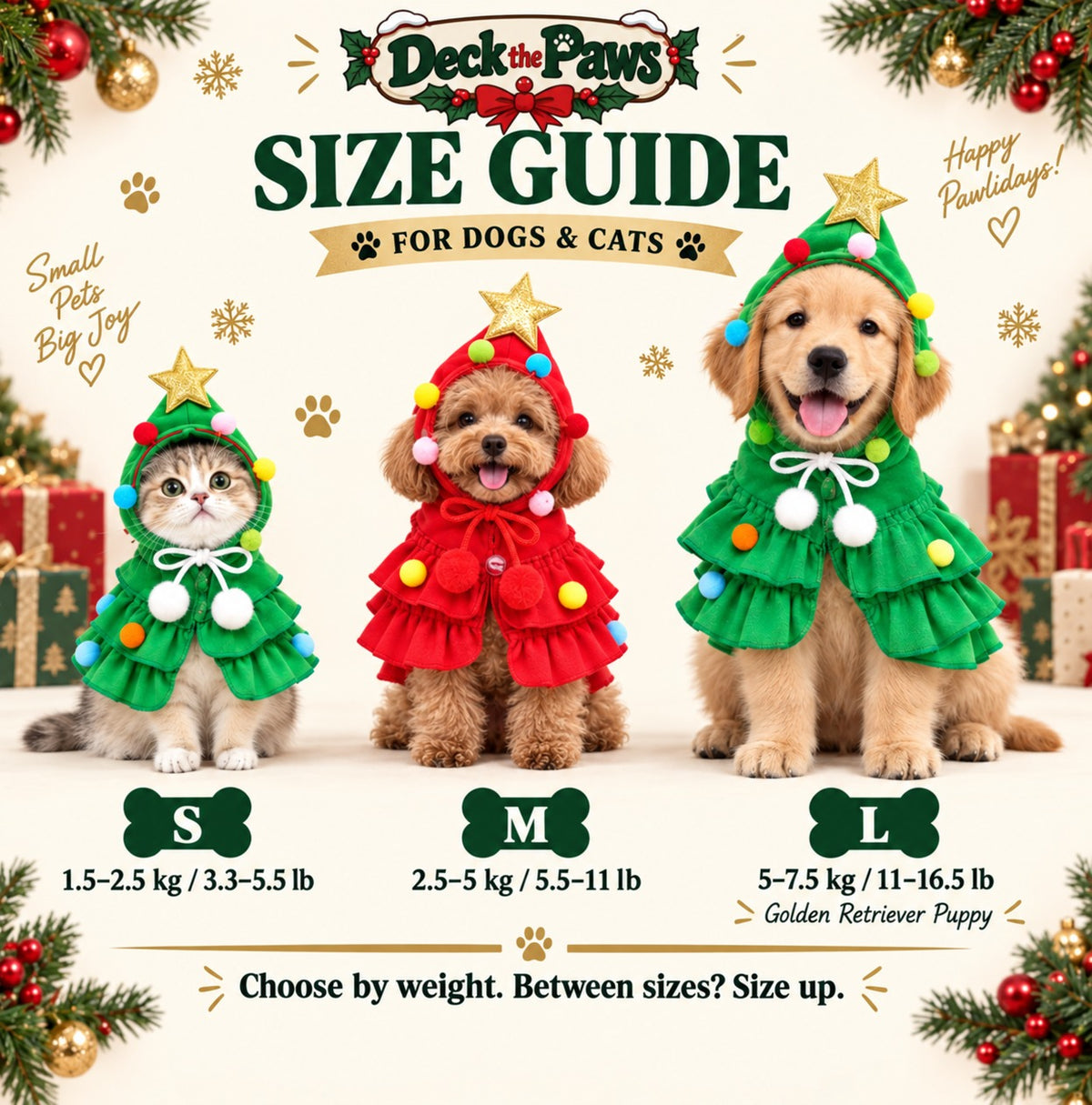 🎄Christmas Tree Pet Costume