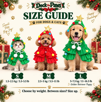 🎄Christmas Tree Pet Costume