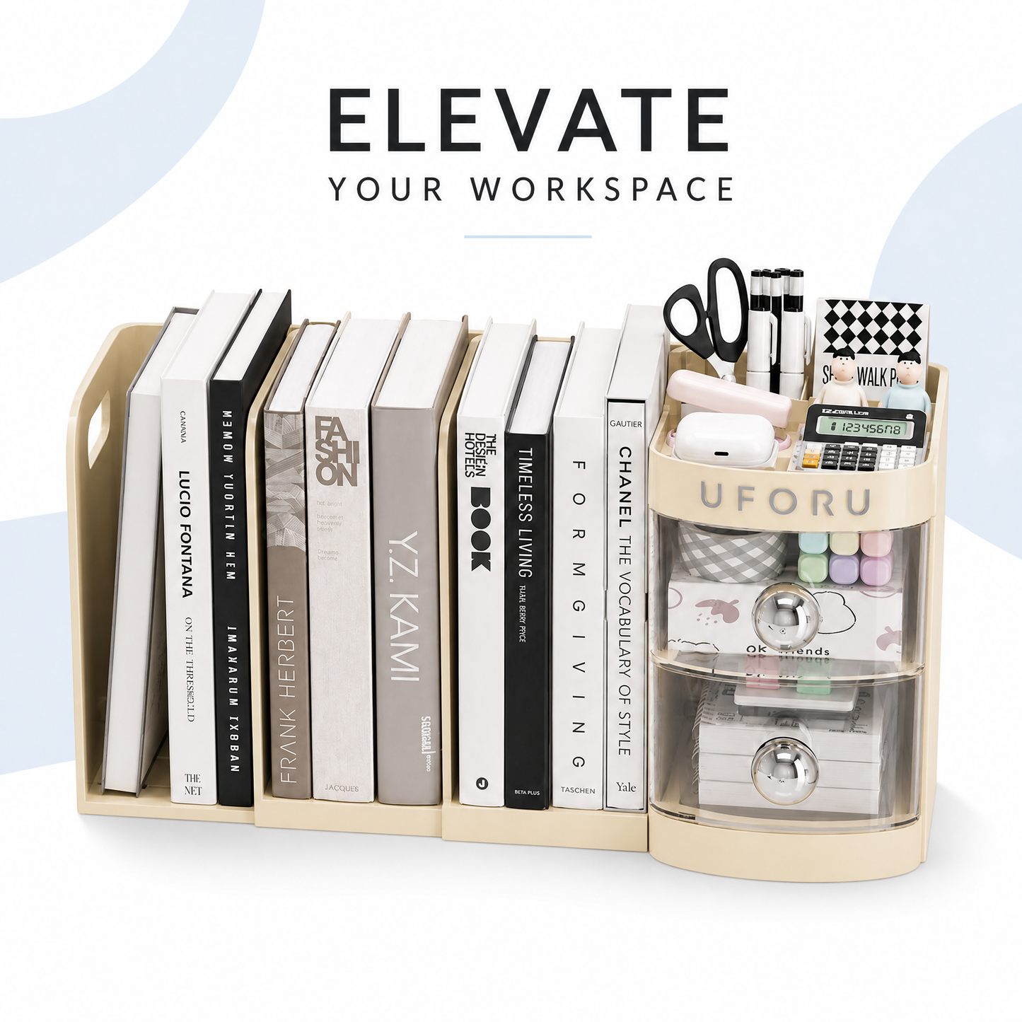 Adjustable Bookshelf Desktop