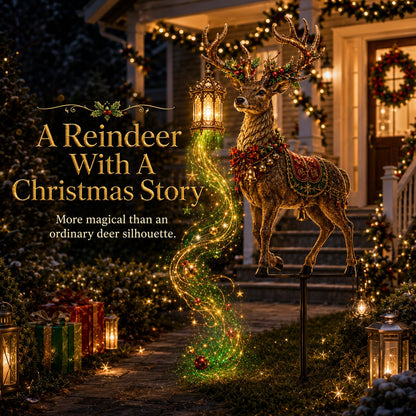✨🦌Light-Up Reindeer Christmas Yard Stake