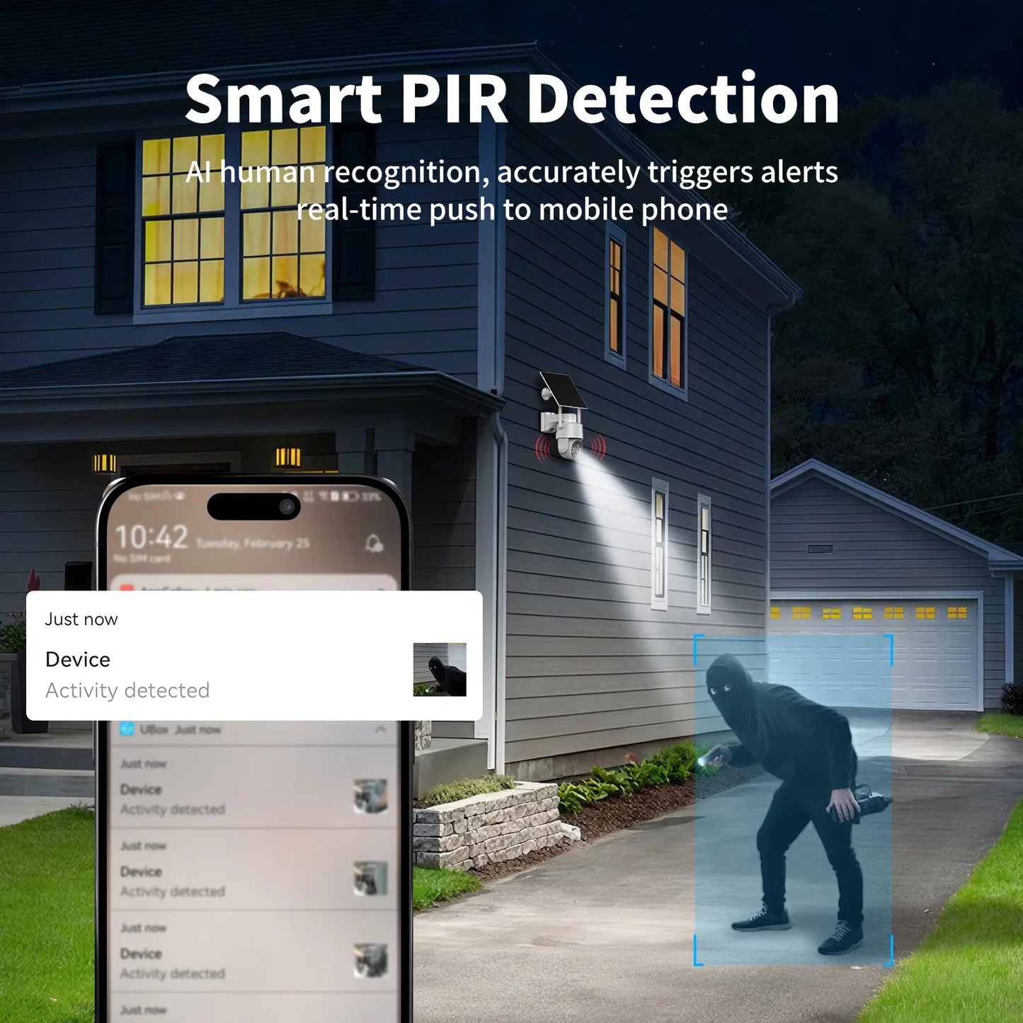 🏠Solar Powered 4G Security Camera