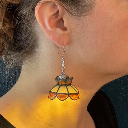 ✨ Whimsical Lamp Shade Earrings