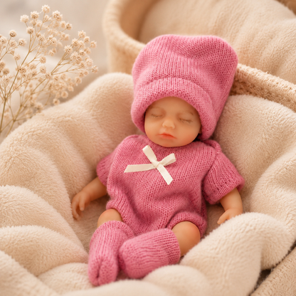 🍼 Pocket Baby™ 6" Handmade Mini Silicone Doll | Made For Little Moments Of Care
