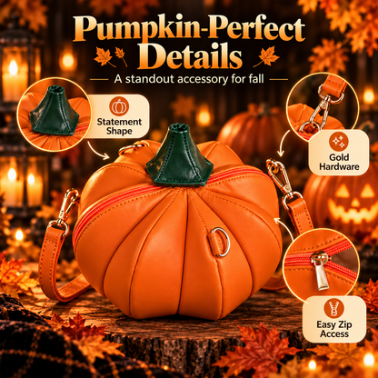 🎃 Pumpkin Crossbody Purse – Your Fall Outfit’s Finishing Touch