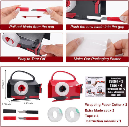 Gift Wrapping Paper Cutter Set