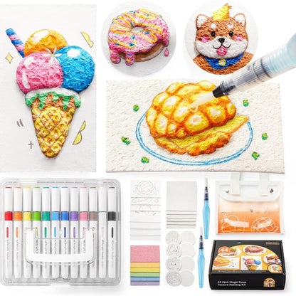 MagicPop™ 3D Texture Painting Kit – Color, Add Water & Watch It Rise