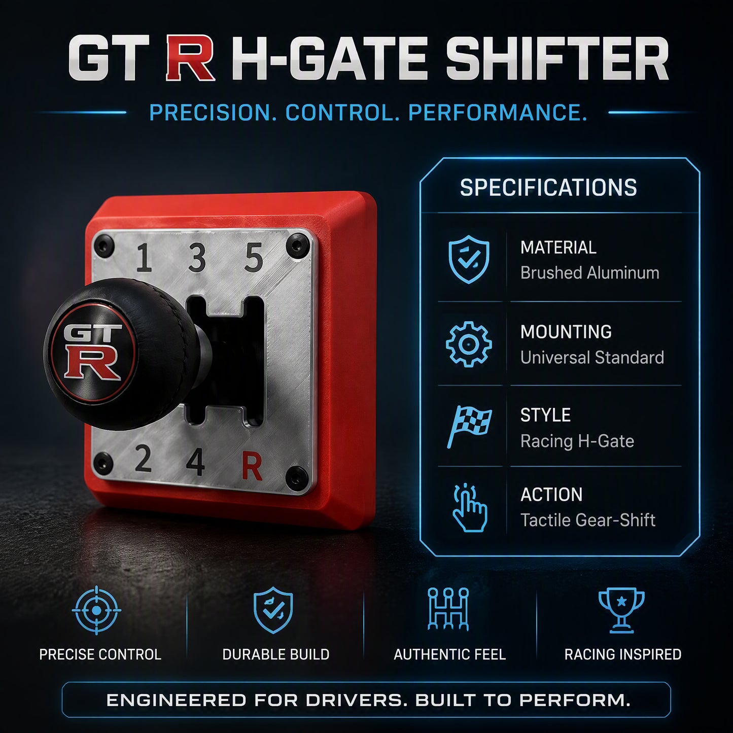 🚗VALORS™ GearShift™ Manual Light Switch Cover 💡