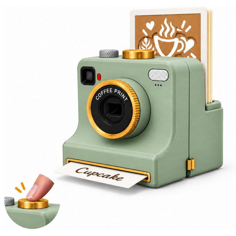 ☕Retro Camera Latte Art Printer - Gift for Coffee Lovers