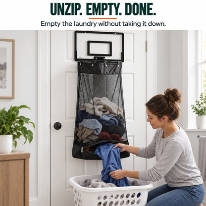 🏀2-in-1 Basketball Laundry Hoop
