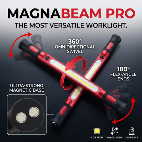 Multifunctional magnetic work light