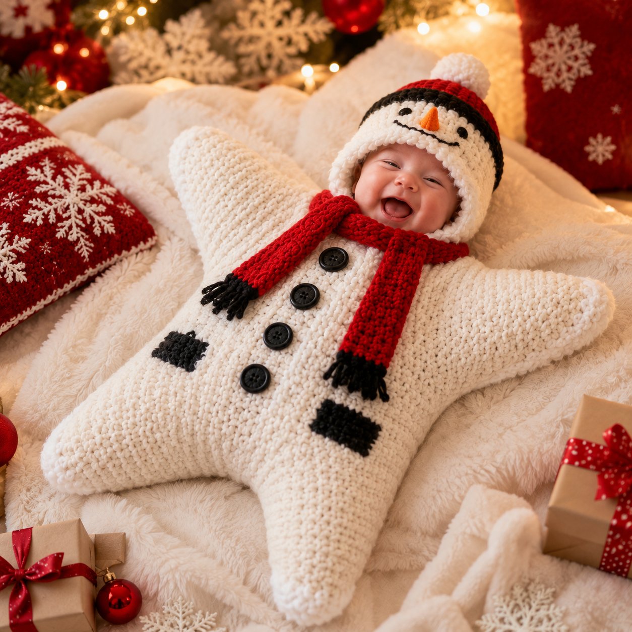 ⛄ Snowman Baby Star Suit