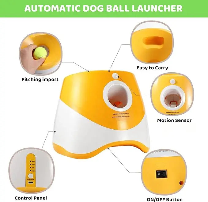 HOLIDAY PET ESSENTIAL SALE | Automatic Dog Ball Launcher Toy