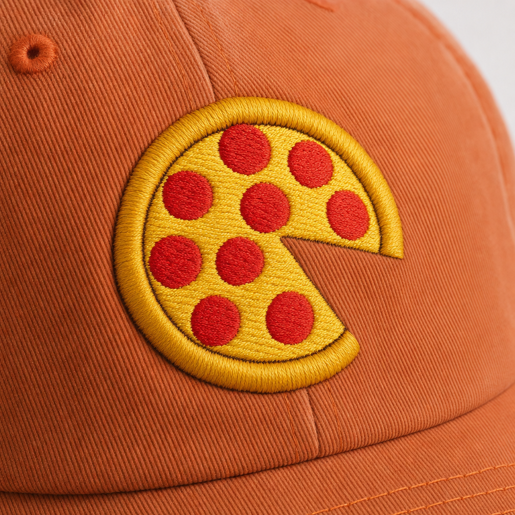 🧢Matching Pizza Hat Set for Parent and Child, Embroidered Pizza Slice and Whole Pie Hats, Funny Foodie Family Cap Set, Dad and Kid Gift