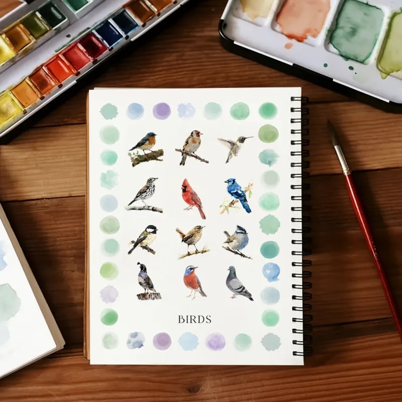 🔥Christmas Sale🎁 🖼️Beginner-Friendly💕 Watercolor Workbook