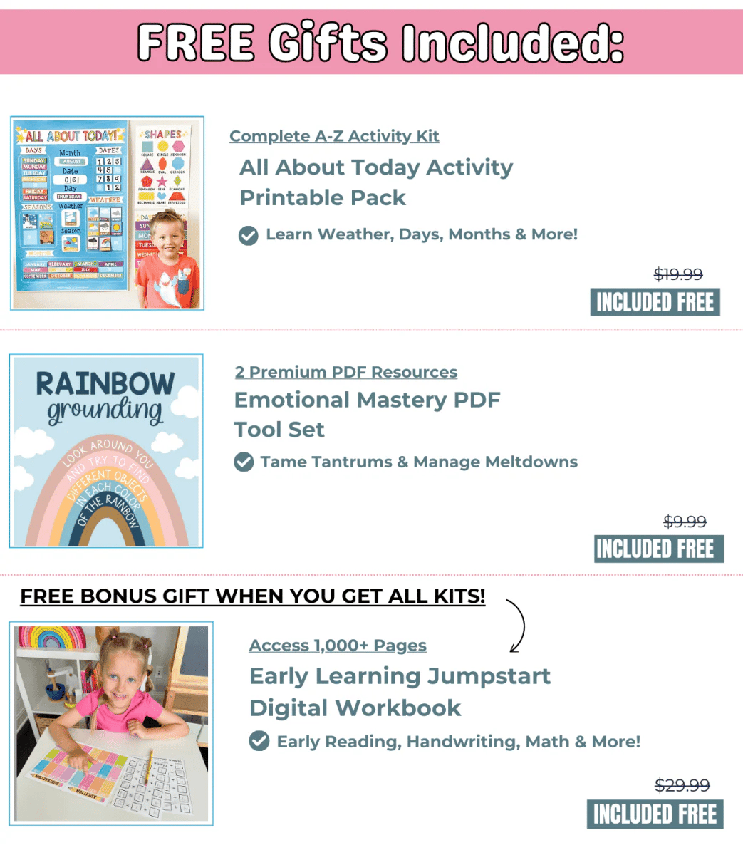 💥Preschool Head Start Kit 📚