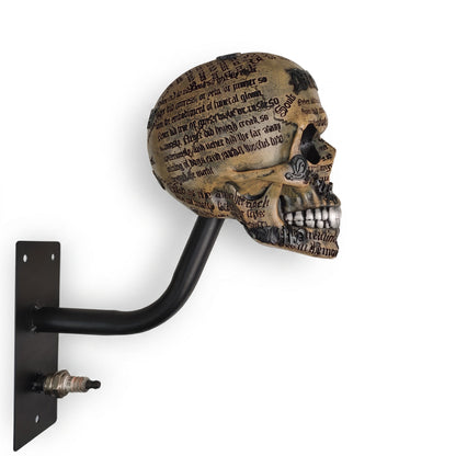 Skull Helmet Wall Mount – Heavy-Duty Biker Helmet & Gear Holder