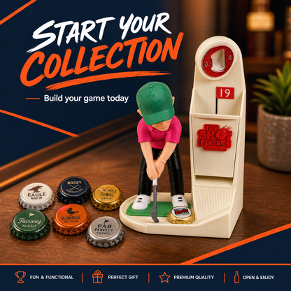 Golf-themed creative bottle opener