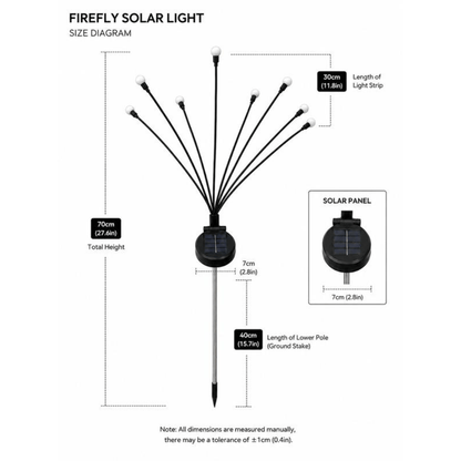 🐝✨8 LED Solar Powered Firefly Light - IPS65 Waterproof