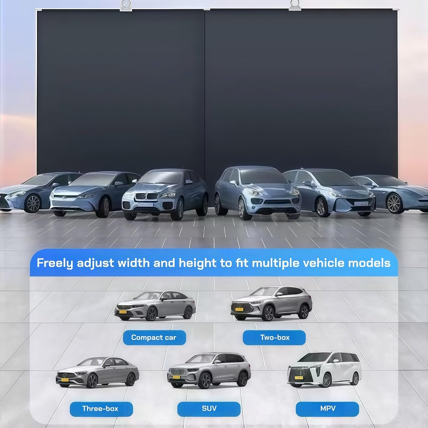 🚗☀️ VALORS™ AUTO RETRACTABLE WINDSHIELD SUN SHADE